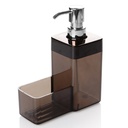 PORTE SAVON LUXE 19 X 15 X 7 CM MIX BLANC/NOIR/CREME/BEIGE