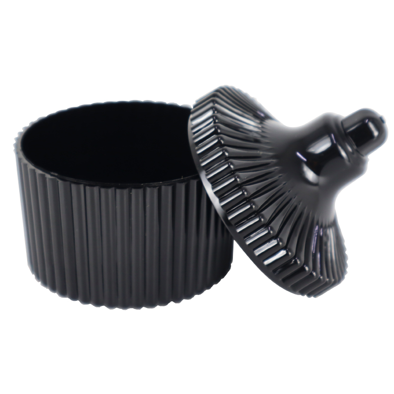 MINI POT PLASTIQUE 8X7 CM COULEUR NOIR