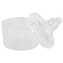 MINI POT PLASTIQUE 8X7 CM TRANSPARENT
