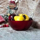 BOL LUXE VERRE 22 CM COULEURS MIX 