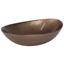 BOL LUXE VERRE 22 CM MIX ARGNT/BRONZE/ROSE