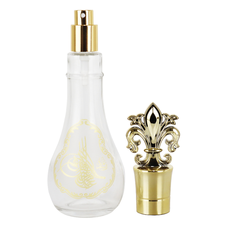 BOUTEILLE COLOGNE EN VERRE 18X4 CM 