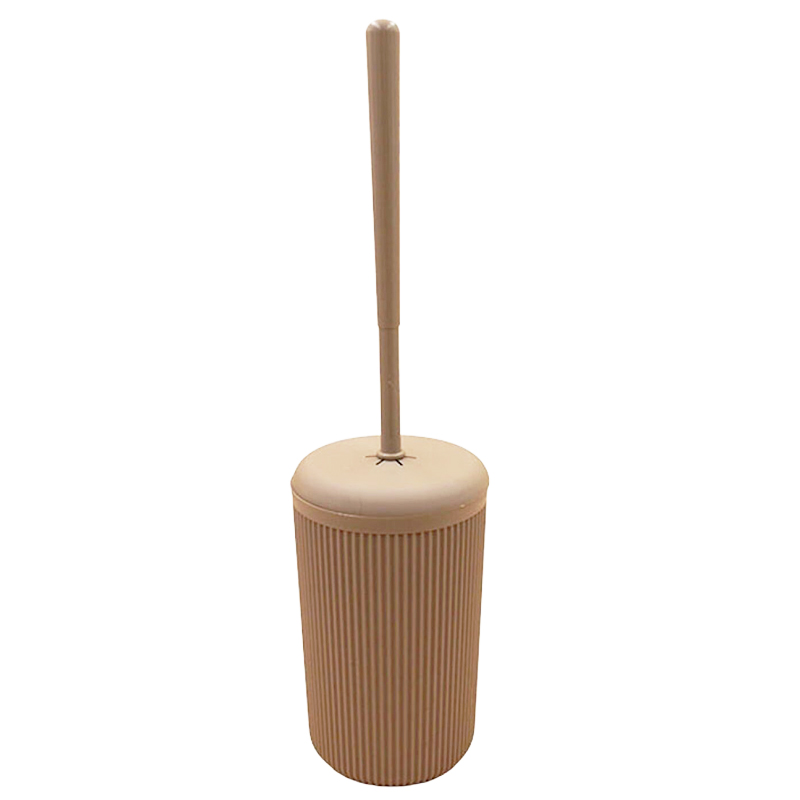BROSSE WC 36X9 CM MIX ROSE/GRIS/BEIGE/CREME