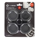 SET 4 PIECES ANTI VIBRATION MACHINE A LAVER MIX GRIS/BLANC