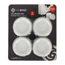 SET 4 PIECES ANTI VIBRATION MACHINE A LAVER MIX GRIS/BLANC