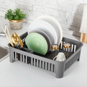 EGOUTTOIR COUVERT 40X12 CM MIX GRIS/BLANC/NOIR/BEIGE