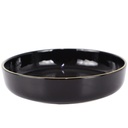 GRAND BOL CERAMIQUE 20 X 5 CM  MIX BLANC/NOIR