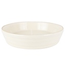 GRAND BOL CERAMIQUE 21 X 4 CM  MIX BLANC/NOIR