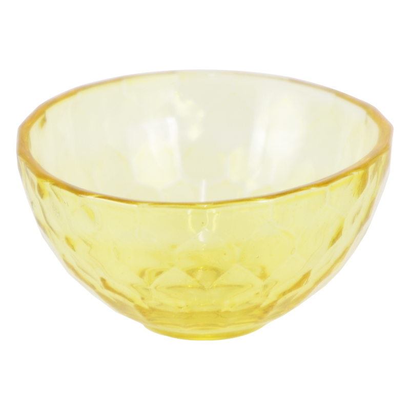 MINI BOL EN VERRE 7X6 CM MIX VERT/BLEU/JAUNE 