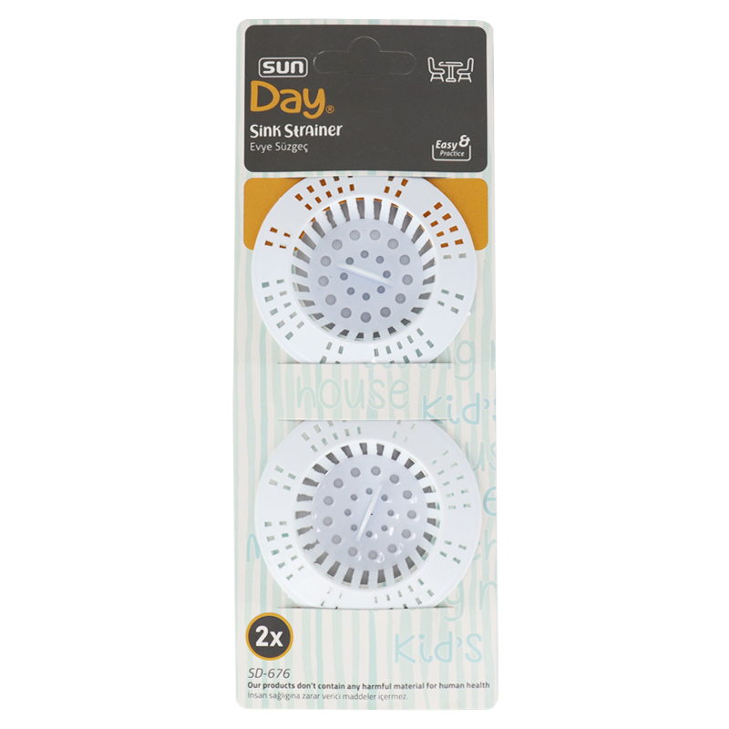 FILTRE EVIER 7X7 CM MIX GRIS/BLANC/VERT
