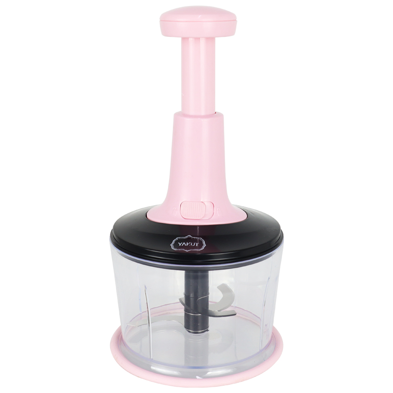 HACHOIR MANUEL 1000 ML MIX VERT/ROUGE/GRIS/ROSE