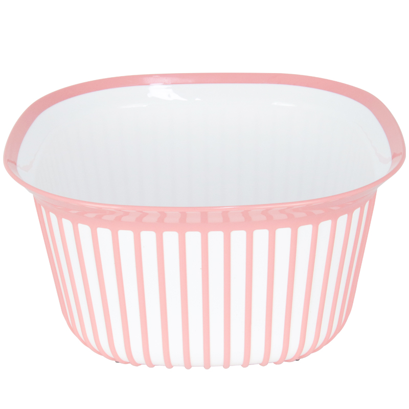 BOL 4 LITRES PLASTIQUE MIX ROSE/GRIS/BEIGE/BLANC