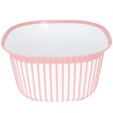 BOL 4 LITRES PLASTIQUE MIX ROSE/GRIS/BEIGE/BLANC