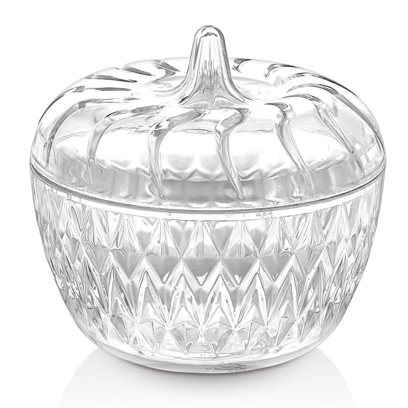 POT A SUCRE CRYSTAL PLASTIQUE 12 CM 