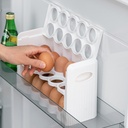 PORTE 30 ŒUFS 3 NIVEAUX  PLASTIQUE BLANC