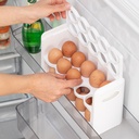 PORTE 30 ŒUFS 3 NIVEAUX  PLASTIQUE BLANC