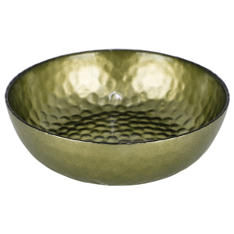 BOL LUXE VERRE 16 CM MIX OR/ARGENT/BRONZE