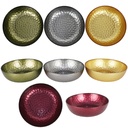 BOL LUXE VERRE 16 CM MIX OR/ARGENT/BRONZE