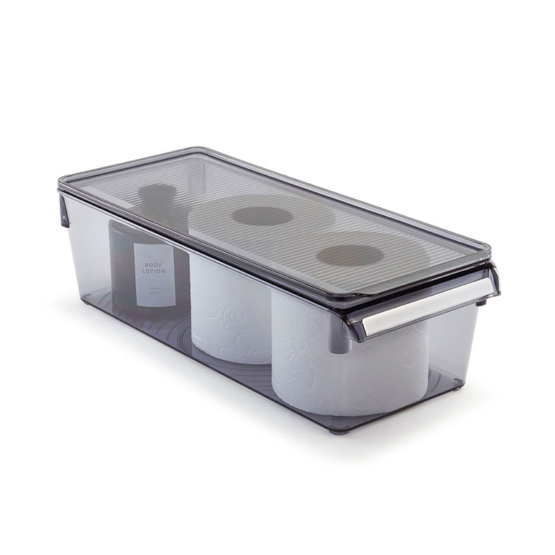 RANGEMENT REFREGIRATEUR AVEC COUVERCLE COULEUR MAT 29X15X10 CM 
