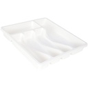 RANGE COUVERT GRAND MODELE 35X34X5 CM COULEUR MIX BLANC/BEIGE/GRIS