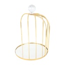 SET 3 CAGES DECO MODELE OR - 26 * 18 cm