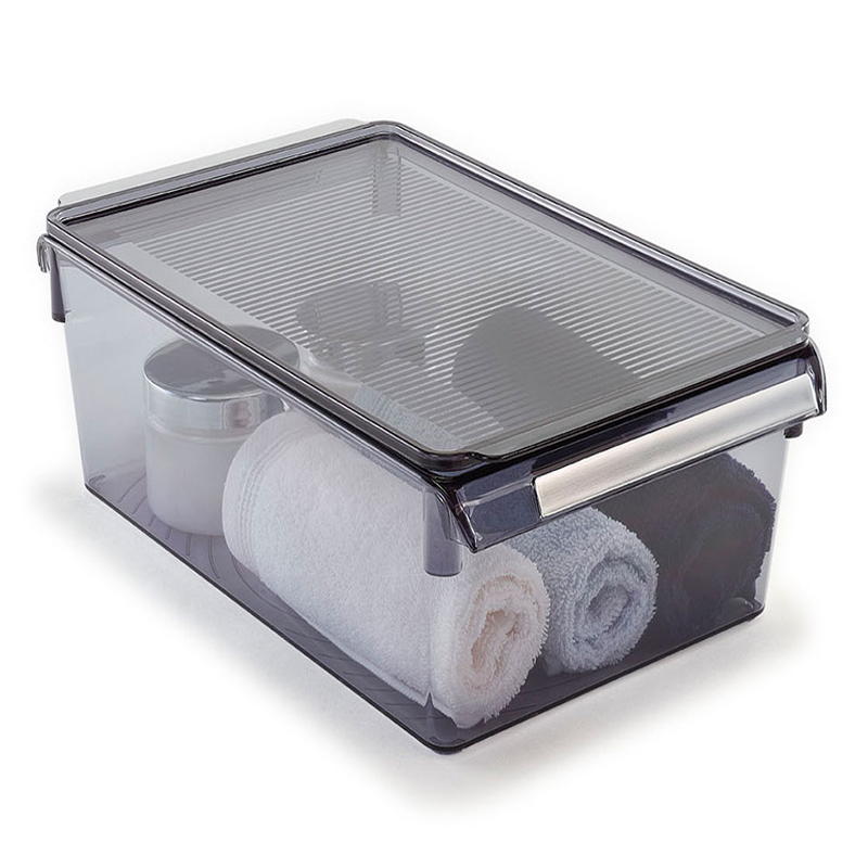 RANGEMENT REFREGIRATEUR AVEC COUVERCLE COULEUR MAT 31X18X15 CM 