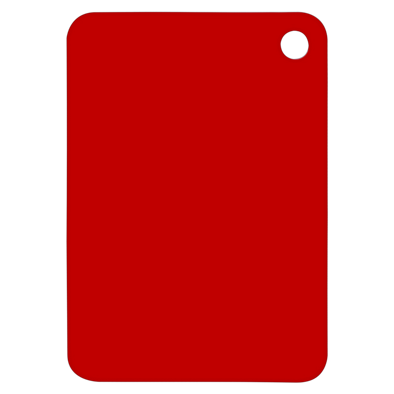 PLANCHE A DECOUPER SOUPLE FLEXIBLE 24X34X2.6 CM MIX ROUGE/GRIS/BLANC/BLEU