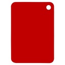 PLANCHE A DECOUPER SOUPLE FLEXIBLE 24X34X2.6 CM MIX ROUGE/GRIS/BLANC/BLEU