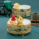 PRESENTOIR DECO METAL 15 CM MODELE OR 