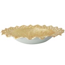 PLATEAU DE FRUIT 25 CM PLASTIQUE MODELE OR 