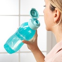 BOUTEILLE EAU 700 ML PLASTIQUE MIX BLEU/GRIS/ORANGE/ROUGE