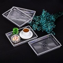 PLATEAU DECO CRYSTAL TRANPARENT RECTANGULAIRE
