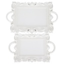 SET PROMO 2 PLATEAUX MIX NOIR &amp; BLANC