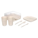 SET PIC NIC 36 PIECES PLASTIQUE MIX GRIS / BEIGE