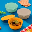 SET 2 BOLS PLASTIQUE AVEC COUVERCLE 1100 CC