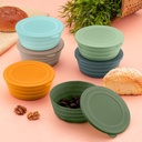 SET 3 BOLS PLASTIQUE AVEC COUVERCLE 700 CC
