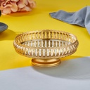 PRESENTOIR DECO 12 CM AVEC PIED MODELE OR 