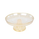 PRESENTOIR VERRE AVEC PIEDS EN VERRE 21 CM 