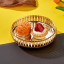 PRESENTOIR PANIER DECO METAL 12 CM MODELE OR