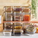 RANGEMENT ALIMENT DESIGN AVEC POIGNEE 1.1 LITRES TRANSPARENT