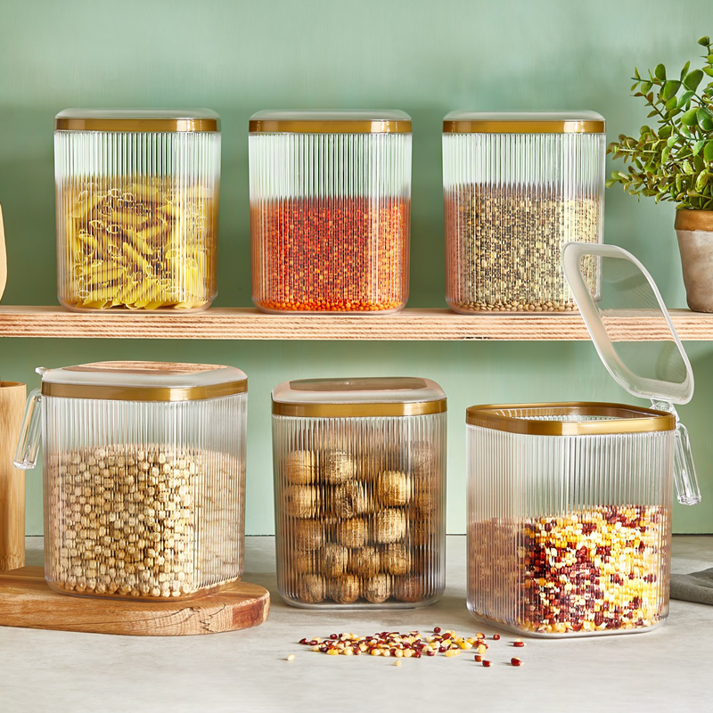 RANGEMENT ALIMENT DESIGN AVEC POIGNEE 2.5 LITRES TRANSPARENT