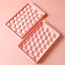 BAC A GLACONS PLASTIQUE 33 POSITIONS. 24X14 CM MIX BLEU/ROSE/BLANC