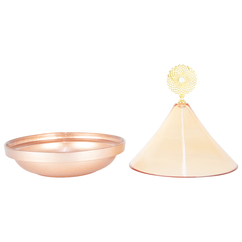 TAJINE GRAND MODELE VERRE 18X16 CM MIX COULEURS