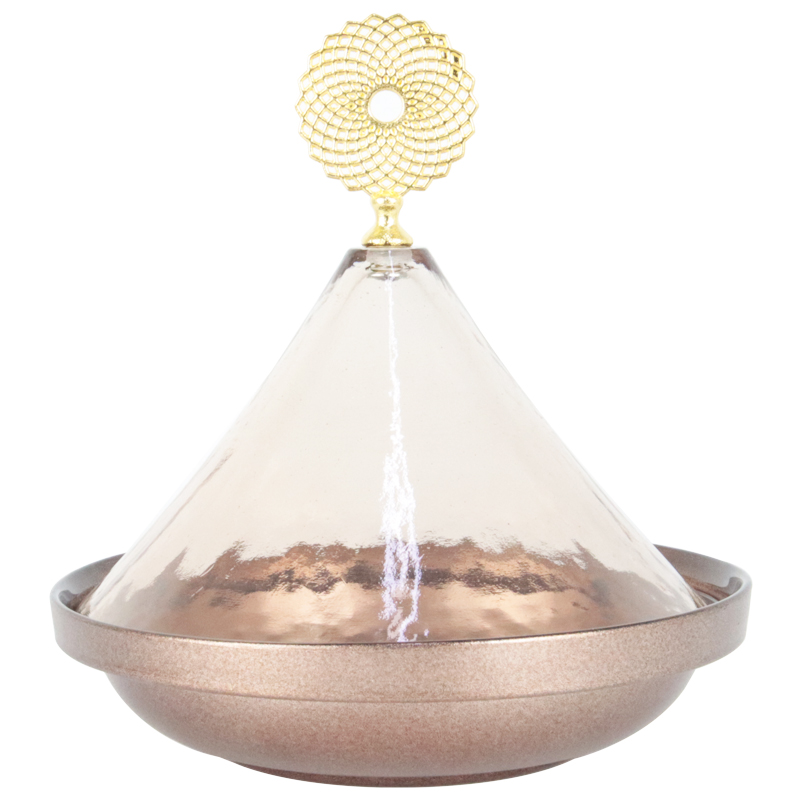 TAJINE GRAND MODELE VERRE 18X16 CM MIX COULEURS