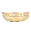 PLATEAU A FRUIT DECO PLASTIQUE 24X8 CM MODELE OR