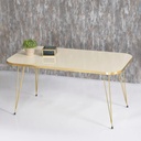 SET 4 TABLES : 3 X DIAMETRES 33 CM + TABLE 90X50X43 CM 