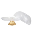 PRESENTOIR A COUVERCLE DECO PLASTIQUE AVEC PIEDS 29X11 CM