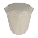 POUBELLE 5.5 LITRES MIX GRIS/BLANC/ROSE/MARRON