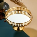 PRESENTOIR DECO 12 CM AVEC PIED MODELE OR