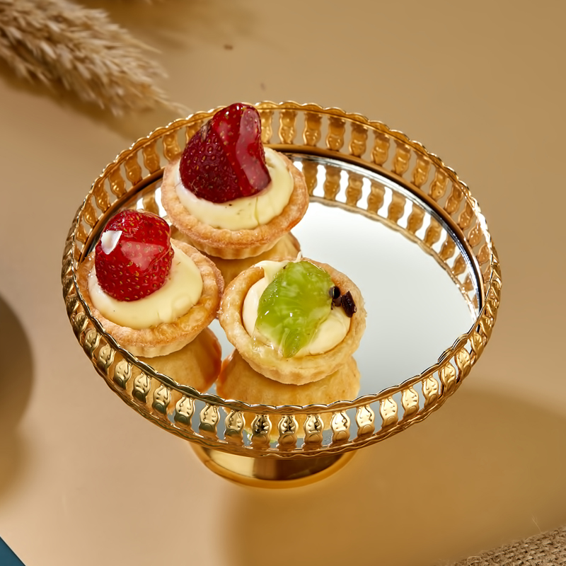PRESENTOIR DECO 12 CM AVEC PIED MODELE OR